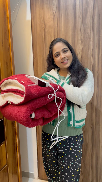 ठंड का भूत …!| Best Warm Blanket for Winter | Electric Heating Blanket | Priya Kushwaha | #trending
