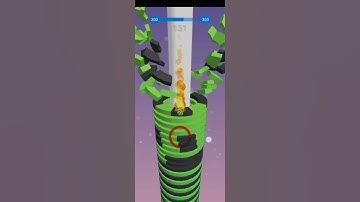 Stack Ball Level 302 Complete In 16 Second #stackball #shorts #gaming