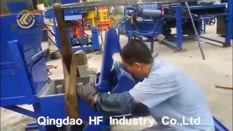 QMR2 40 clay brick making machine change the molds