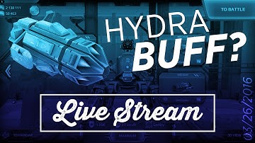 Hydra BUFF? - War Robots - Test Server - Live Stream Replay