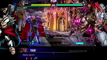 THOR - ALL HYPER COMBOS, COMMAND NORMALS & SPECIAL MOVES - Marvel vs Capcom: Infinite (Re-Upload)