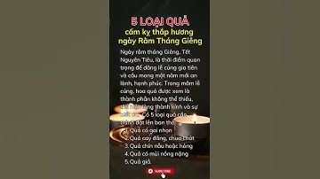 5 loại quả cấm kỵ thắp hương ngày rằm tháng Giêng