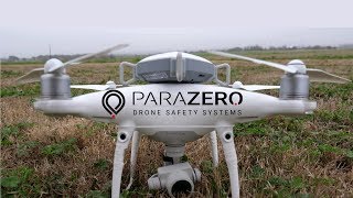 Drone Parachute Drop Test With ParaZero SafeAir Phantom