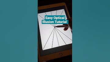 Easy Optical Illusion Tutorial 🪄👁 • Procreate for Beginners #shorts #satisfying #procreate