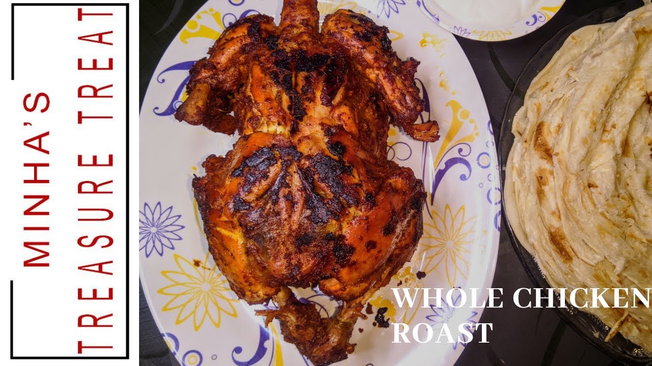 Whole Chicken Roast Full Chicken Roast Without oven Easy Fried Chicken With Just 2 Spoon Oil