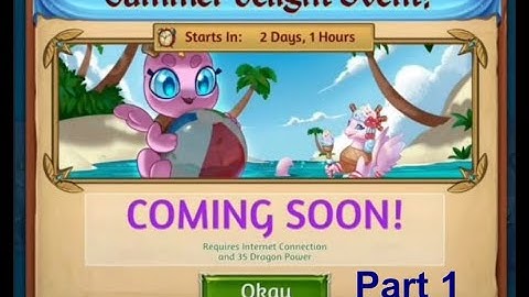 Merge Dragons Summer Delight event part 1