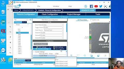 Hướng dẫn lập trình arm STM32F4 - Hàm Ngắt tràn Timer trên board STM32F4 Discovery