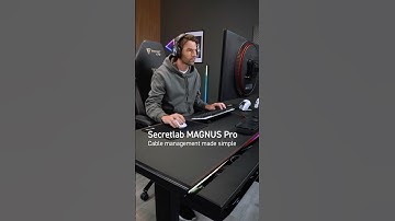 Get rid of cable mess in an instant | Secretlab MAGNUS Pro