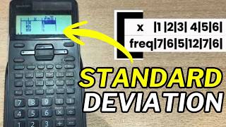 How to Calculate Standard Deviation on Sharp Scientific Calculator (Step By Step)