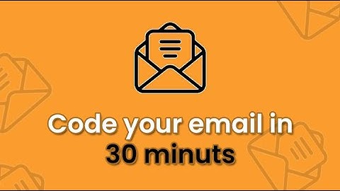 Create a  responsive HTML email in 30 minutes | Email template in html | Yuvraj Academy