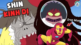 Shin Kinh Dị Cô Bé Xích Đu & Quảng Cáo Action Kamen & Nhân Viên Băng Đĩa Shin Cậu Bé Bút Chì