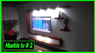 cómo hacer Mueble para tv 2 centro de entretenimiento moderno art2jm