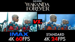 Black Panther 2 IMAX vs. Standard Trailer