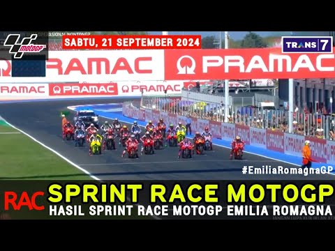 Sprint Race motogp Emilia Romagna 2024 - Pecco Juara motogp Emilia ...