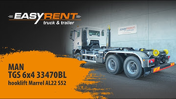 Easy Rent MAN TGS 6x4 33470BL hooklift Marrel AL22 S52