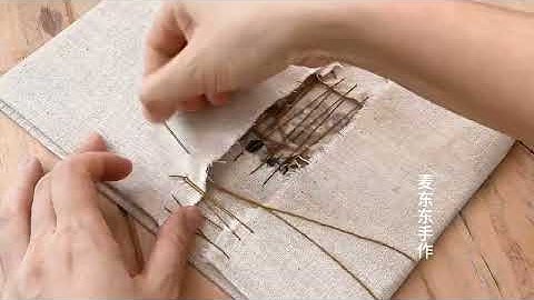 Embroidery mounting tutorial