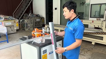 MÁY CẮT NHÔM NỘI THẤT ALUMAC | PHIÊN BẢN MỚI - NÂNG HẠ LƯỠI CẮT | MÁY CẮT NHÔM 1 ĐẦU | 0909885266