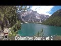 Découverte des lacs et des montagnes !! #Dolomites