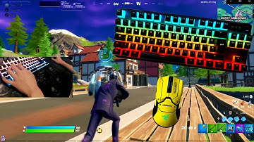 Steelseries Apex Pro ASMR Chill🤩Satisfying Keyboard Fortnite Omnipoint Switch 240 FPS Smooth 4K