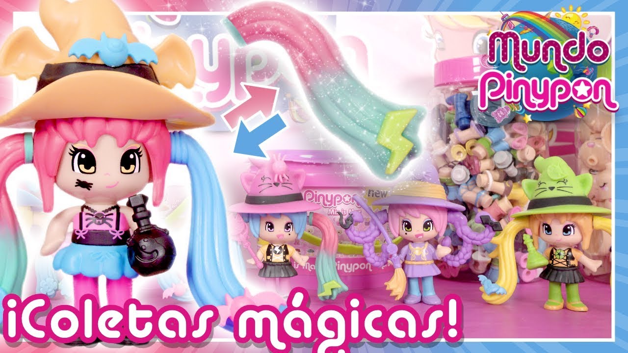 Hechizos Mix \u0026 Match con las BRUJITAS PInypon! 🧙\u200d♀️🌟 Se intercambian las coletas y sus pdoeres - YouTube