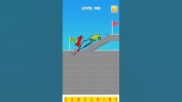 Draw Bridge Puzzle Game Level 100 #shorts