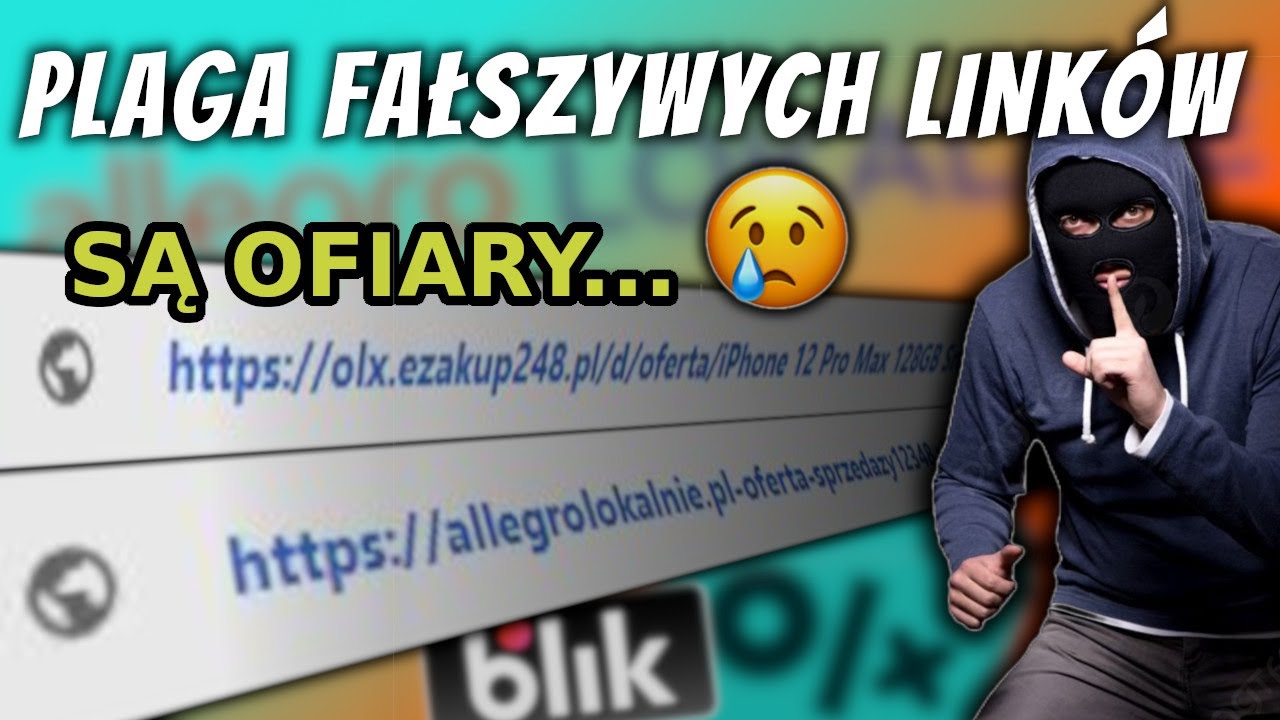 NIE DAJ SIĘ ZROBIĆ W CH... - PLAGA OSZUSTW NA FAŁSZYWY LINK DO ALLEGRO, OLX, VINTED