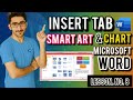 SmartArt and Chart in MS Word | Lesson No 08 | Microsoft Word Complete Course