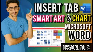 SmartArt and Chart in MS Word | Lesson No 08 | Microsoft Word Complete Course