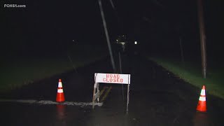 Excessive Connecticut rainfall causes hazardous driving conditions