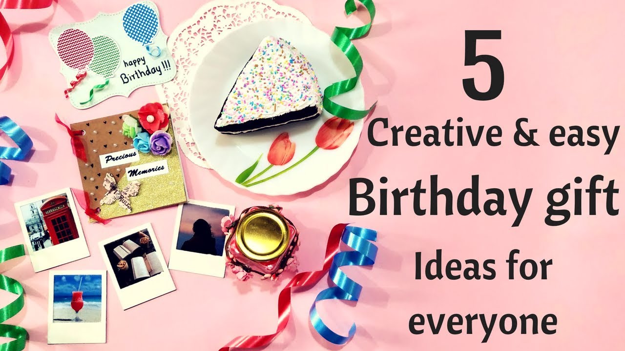 Wonderbaar DIY Birthday Gift Ideas - Part 1 - YouTube HA-93