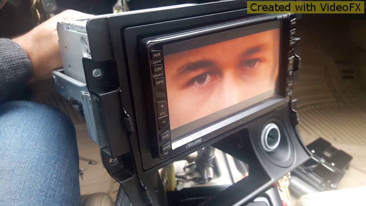 Bypass parking brake in dash DVD/ Nav. On a Honda.. Eclipse AVN 50D