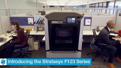 Stratasys F123 Series - New Office-Friendly 3D Printers