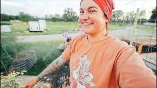 Sharing the garden (Here, smell this) | VLOG