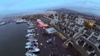 Port des Marines de Cogolin avec drone