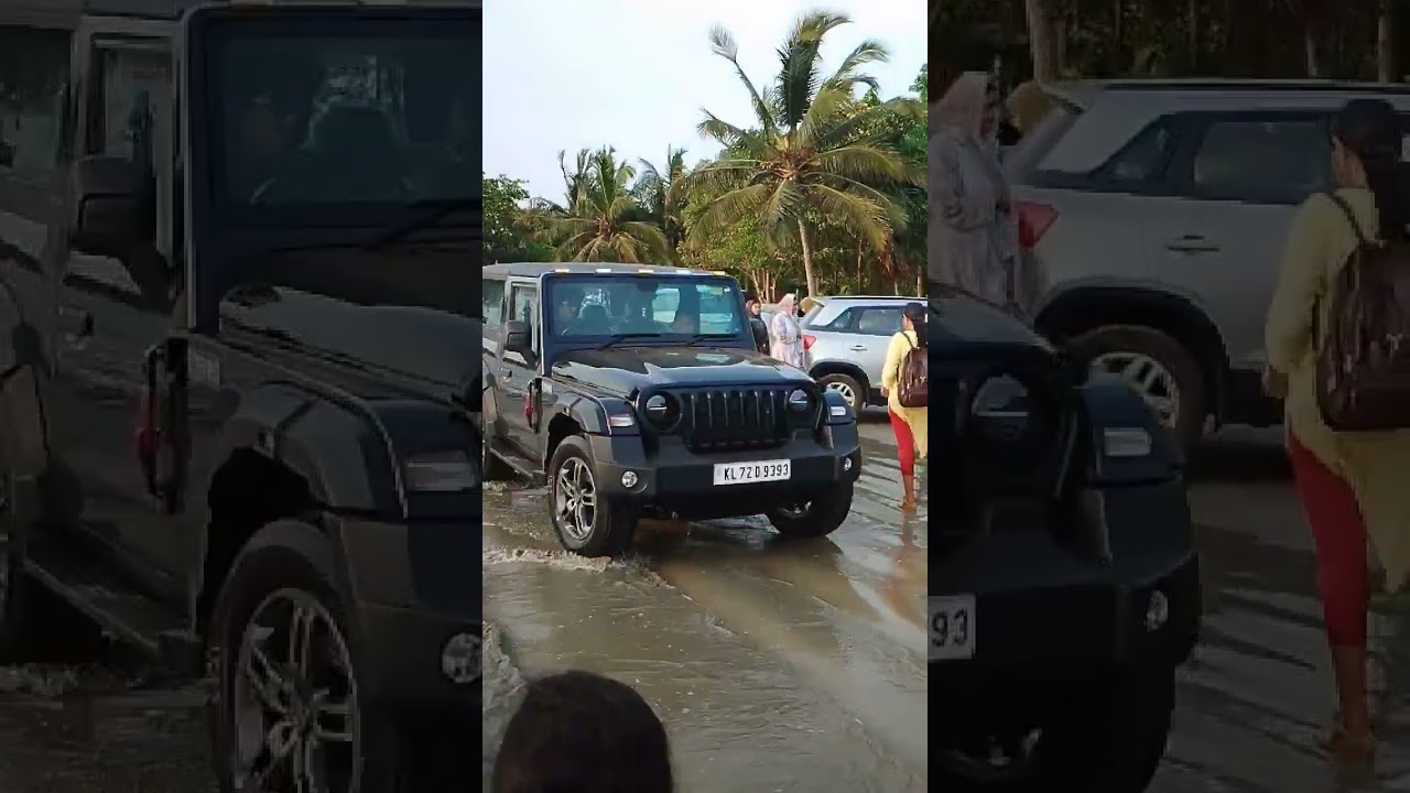 Car at Longest Drive in beach (Muzhappilangad, Kerala) Please Subscribe My Channel.🙏