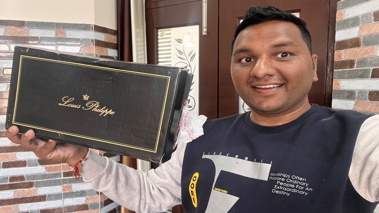 Best Louis Philippe Black Formal Shoes for Men Unboxing and Review
