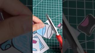DIY paper doll and her dental care #papercraft #handmade #diy #roblox #shorts #short