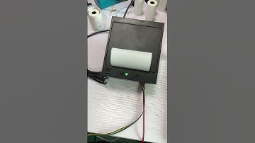 How to print the kiosk label and cutting  #technology #thermalprinting