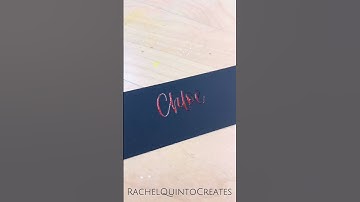 Lettering Names || Chloe #shorts