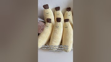 my secret to making my own plushies 🪡🍌