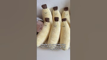 my secret to making my own plushies 🪡🍌