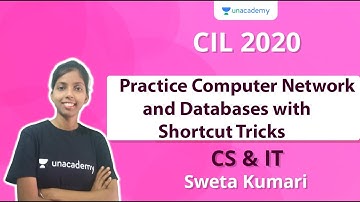 Practice Computer Network and Databases with Shortcut Tricks | CS & IT | Sweta Kumari