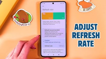 How to Adjust Refresh Rate on POCO F6