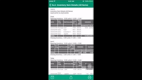 Inventory management in Book Keeper iOS