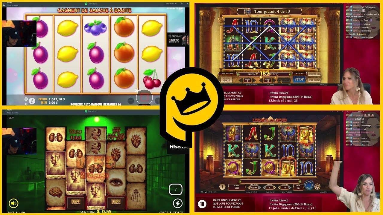 Marine fait un full screen de premium sur Book of SHADOW! - Slots Twitch Highlights - FR