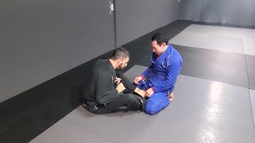 Butterfly guard, to leg lasso, to pendulum sweep