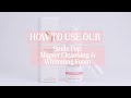 How to use our smile pop aligner cleansing  whitening foam