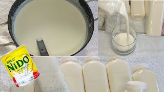 Recette MEILLEUR YAOURT AVEC LE LAIT NIDO || RECETTE DE DÊGUÊ/ THIAKRY || How to make Yogurt at Home