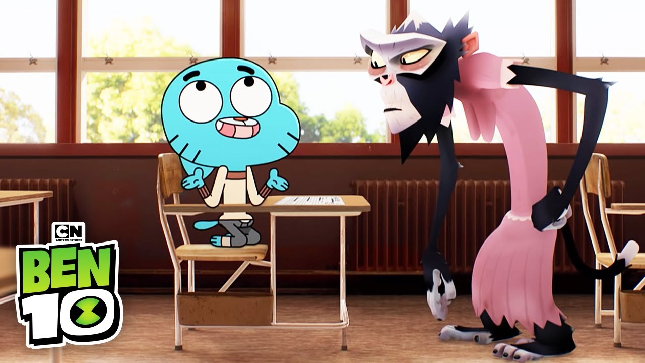 The Amazing World of Gumball Miss Simian's Terrible Morning Breath Ca....