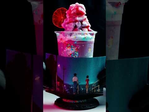 🌙80's 東京スムージー🌙 #cafe #asmr